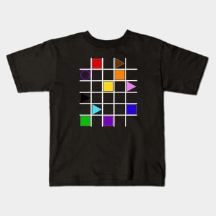 Deconstructed Pride Flag Kids T-Shirt